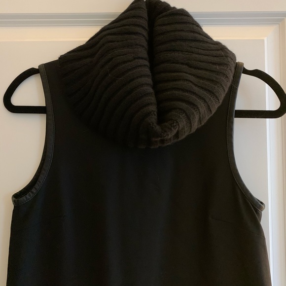 Theory Cowlneck Shift Pocket Sleeveless Dress sz 2 - Picture 3 of 5